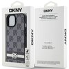 Etui DKNY Leather Checkered Mono Pattern & Printed Stripes do Apple iPhone 14 Plus/15 Plus Czarny Marka telefonu Apple