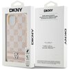 Etui DKNY Leather Checkered Mono Pattern & Printed Stripes do Apple iPhone 14 Plus/15 Plus Różowy Marka telefonu Apple