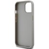 Etui DKNY Leather Mono Stripe & Metal Logo do Apple iPhone 14 Plus/15 Plus Beżowy Dominujący kolor Beżowy