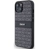 Etui DKNY Leather Mono Stripe & Metal Logo do Apple iPhone 14 Plus/15 Plus Czarny Seria telefonu iPhone