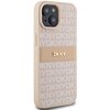 Etui DKNY Leather Mono Stripe & Metal Logo do Apple iPhone 14 Plus/15 Plus Różowy Model telefonu iPhone 15 Plus