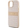 Etui DKNY Leather Mono Stripe & Metal Logo do Apple iPhone 14 Plus/15 Plus Różowy Kompatybilność Apple iPhone 15 Plus