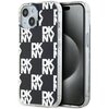 Etui DKNY IML Checkered Mono Pattern do Apple iPhone 13/14/15 Czarny