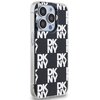 Etui DKNY IML Checkered Mono Pattern do Apple iPhone 15 Pro Czarny Dominujący kolor Czarny