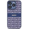 Etui DKNY Leather Mono Stripe & Metal Logo do Apple iPhone 15 Pro Niebieski Model telefonu iPhone 15 Pro