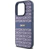 Etui DKNY Leather Mono Stripe & Metal Logo do Apple iPhone 15 Pro Niebieski Typ Etui nakładka