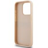 Etui DKNY Leather Mono Stripe & Metal Logo do Apple iPhone 15 Pro Różowy Dominujący kolor Różowy