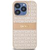 Etui DKNY Leather Mono Stripe & Metal Logo do Apple iPhone 15 Pro Różowy Model telefonu iPhone 15 Pro