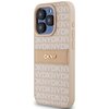 Etui DKNY Leather Mono Stripe & Metal Logo do Apple iPhone 15 Pro Różowy Kompatybilność Apple iPhone 15 Pro