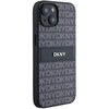 Etui DKNY Leather Mono Stripe & Metal Logo do Apple iPhone 13/14/15 Czarny Marka telefonu Apple