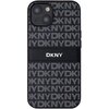 Etui DKNY Leather Mono Stripe & Metal Logo do Apple iPhone 13/14/15 Czarny Model telefonu iPhone 13