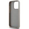 Etui DKNY Leather Mono Stripe & Metal Logo do Apple iPhone 15 Pro Max Beżowy Dominujący kolor Beżowy