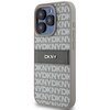 Etui DKNY Leather Mono Stripe & Metal Logo do Apple iPhone 15 Pro Max Beżowy Kompatybilność Apple iPhone 15 Pro Max