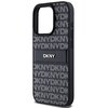 Etui DKNY Leather Mono Stripe & Metal Logo do Apple iPhone 15 Pro Max Czarny Typ Etui nakładka