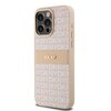 Etui DKNY Leather Mono Stripe & Metal Logo do Apple iPhone 15 Pro Max Różowy Typ Etui nakładka