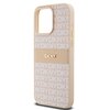 Etui DKNY Leather Mono Stripe & Metal Logo do Apple iPhone 15 Pro Max Różowy Kompatybilność Apple iPhone 15 Pro Max