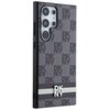 Etui DKNY Leather Checkered Mono Pattern & Printed Stripes do Samsung Galaxy S24 Ultra Czarny Model telefonu Galaxy S24 Ultra