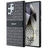 Etui DKNY Leather Mono Stripe & Metal Logo do Samsung Galaxy S24 Ultra Czarny