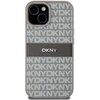 Etui DKNY Leather Mono Stripe & Metal Logo do Apple iPhone 13/14/15 Beżowy Model telefonu iPhone 13