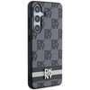Etui DKNY Leather Checkered Mono Pattern & Printed Stripes do Samsung Galaxy S24 Czarny Model telefonu Galaxy S24