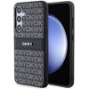 Etui DKNY Leather Mono Stripe & Metal Logo do Samsung Galaxy S24 Czarny