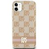 Etui DKNY IML Checkered Mono Pattern & Printed Stripes MagSafe do Apple iPhone 11/Xr Różowy Model telefonu iPhone 11