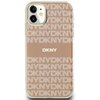 Etui DKNY IML Mono & Stripe MagSafe do Apple iPhone 11/Xr Różowy Dominujący kolor Różowy
