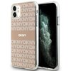 Etui DKNY IML Mono & Stripe MagSafe do Apple iPhone 11/Xr Różowy