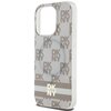 Etui DKNY Hardcase IML Checkered Mono Pattern & Printed Stripes Magsafe do Apple iPhone 13 Pro/13 Beżowy Kompatybilność Apple iPhone 13 Pro