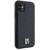 Etui DKNY Leather Monogram Pattern Metal Logo MagSafe do Apple iPhone 11/Xr Czarny Model telefonu iPhone Xr