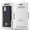 Etui DKNY Leather Monogram Pattern Metal Logo MagSafe do Apple iPhone 11/Xr Czarny Marka telefonu Apple