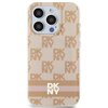 Etui DKNY Hardcase IML Checkered Mono Pattern & Printed Stripes do Apple iPhone 13/13 Pro Różowy Model telefonu iPhone 13