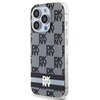 Etui DKNY Hardcase IML Checkered Mono Pattern & Printed Stripes do Apple iPhone 13/13 Pro Czarny Model telefonu iPhone 13