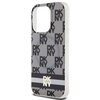 Etui DKNY Hardcase IML Checkered Mono Pattern & Printed Stripes do Apple iPhone 13/13 Pro Czarny Kompatybilność Apple iPhone 13 Pro