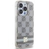 Etui DKNY IML Checkered Mono Pattern & Printed Stripes MagSafe do Apple iPhone 13 Pro Max Beżowy Kompatybilność Apple iPhone 13 Pro Max