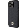 Etui DKNY Leather Pattern Metal Logo MagSafe do Apple iPhone 13 Pro Max Czarny Seria telefonu iPhone