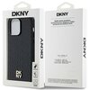 Etui DKNY Leather Pattern Metal Logo MagSafe do Apple iPhone 13 Pro Max Czarny Marka telefonu Apple