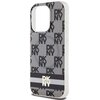 Etui DKNY IML Checkered Mono Pattern & Printed Stripes MagSafe do Apple iPhone 14 Pro Czarny Typ Etui nakładka