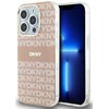 Etui DKNY IML Mono & Stripe MagSafe do Apple iPhone 14 Pro Różowy