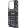 Etui DKNY IML Mono & Stripe MagSafe do Apple iPhone 14 Pro Czarny Typ Etui nakładka