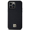 Etui DKNY Hardcase Leather Pattern Metal Logo do Apple iPhone 14 Pro Czarny Model telefonu iPhone 14 Pro