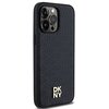 Etui DKNY Hardcase Leather Pattern Metal Logo do Apple iPhone 14 Pro Czarny Kompatybilność Apple iPhone 14 Pro
