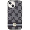 Etui DKNY Hardcase IML Checkered Mono Pattern & Printed Stripes do Apple iPhone 13/14/15 Czarny Model telefonu iPhone 13
