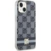 Etui DKNY Hardcase IML Checkered Mono Pattern & Printed Stripes do Apple iPhone 13/14/15 Czarny Model telefonu iPhone 14