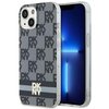 Etui DKNY Hardcase IML Checkered Mono Pattern & Printed Stripes do Apple iPhone 13/14/15 Czarny