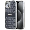 Etui DKNY IML Mono & Stripe MagSafe do Apple iPhone 13/14/15 Czarny