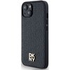 Etui DKNY Leather Monogram Pattern Metal Logo MagSafe do Apple iPhone 13/14/15 Czarny Model telefonu iPhone 13
