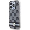Etui DKNY IML Checkered Mono Pattern & Printed Stripes MagSafe do Apple iPhone 15 Pro Czarny Model telefonu iPhone 15 Pro