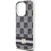 Etui DKNY IML Checkered Mono Pattern & Printed Stripes MagSafe do Apple iPhone 15 Pro Czarny Typ Etui magnetyczne