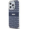 Etui DKNY IML Mono & Stripe MagSafe do Apple iPhone 15 Pro Niebieski Seria telefonu iPhone